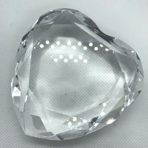 Crystal Heart Paperweight